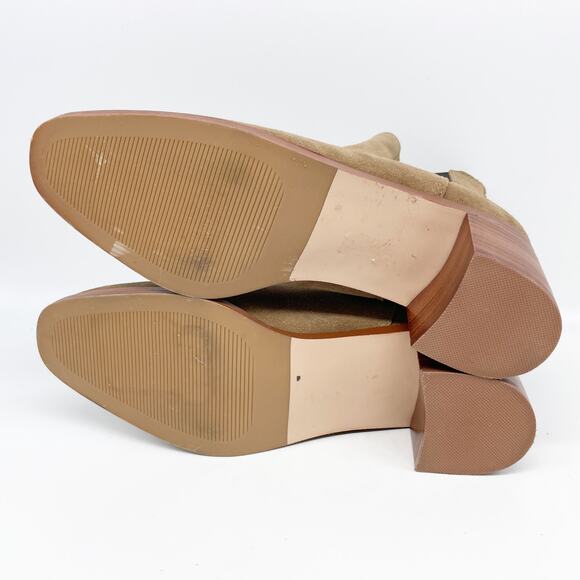 Steve Madden Women's Rhiannon Chelsea Boot Cognac Suede Size 8 M - Picture 7 of 12